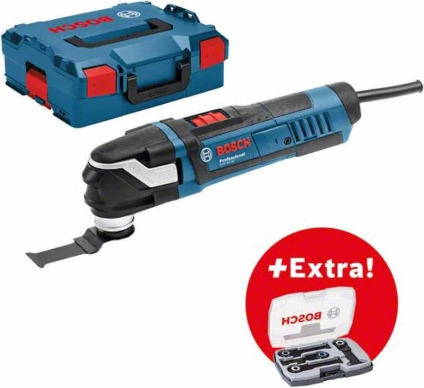 Bosch Professional Multi-Cutter GOP 40-30. Avec Jeu De 5 Couteaux En L-BOXX 3 Bosch Professional Multi-Cutter GOP 40-30. Avec Jeu De 5 Couteaux En L-BOXX