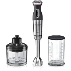 Bosch MS8CM6120 Blender 0,5 L Mélangeur Par Immersion 1000 W Noir, Argent, Batteur électrique