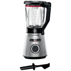Bosch Serie 4 MMB6382M Blender Mélangeur De Table 1200 W Noir, Acier Inoxydable