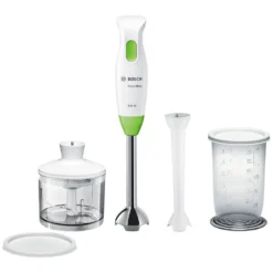 Bosch MSM2623G Clevermixx Mixeur-Plongeur Blanc/Vert