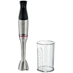 Bosch Haushalt Serie 6 ErgoMaster Mixeur Plongeant 1200 W Avec Blender, Sans BPA Acier Inoxydable, Noir