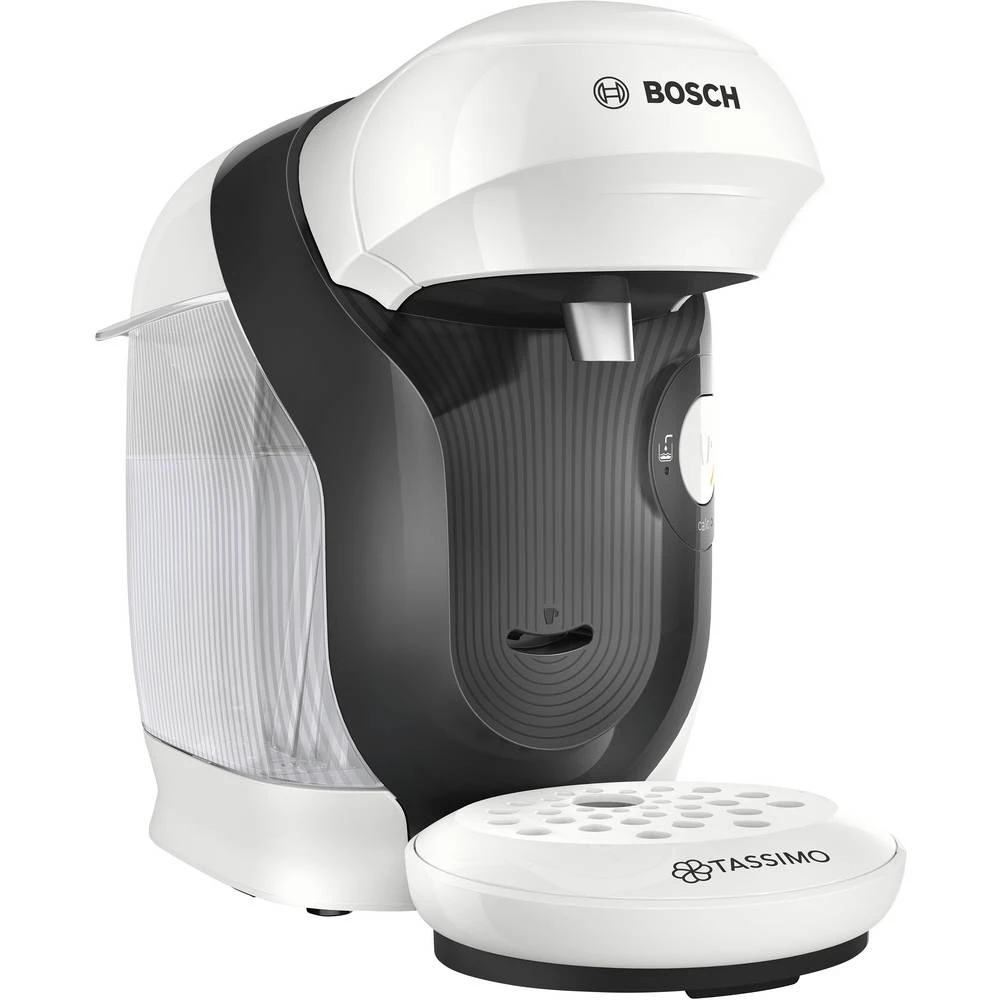 Machine à Capsules Bosch Haushalt Style TAS1104 Blanc, Noir One Touch, Robinet Dévacuation Réglable En Hauteur 1 Pc(s) 3 Machine à Capsules Bosch Haushalt Style TAS1104 Blanc, Noir One Touch, Robinet Dévacuation Réglable En Hauteur 1 Pc(s)