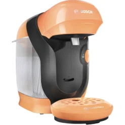 Machine à Capsules Bosch Haushalt Style TAS1106 Orange One Touch, Robinet Dévacuation Réglable En Hauteur 1 Pc(s)