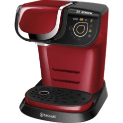 BOSCH - TAS6503 Tassimo My Way 2 - Cafetière à Capsule - Avec Système De Filtration BRITA Et Interface Tactile - Personnalisation De Boissons - 1500 W - 1,3 Litre - Rouge
