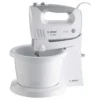 Bosch Mfq36460 Batteur électrique Ergomixx Avec Support Et Bol Mélangeur 450 W Blanc/gris
