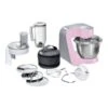 Bosch MUM58K20 Rose Dragée Et Argent - Robot Pâtissier - 7 Vitesses - 1000 W -Bosch shop bosch mum58k20 robot patissier mum 5 rose dragee et argent bos4242 143351258