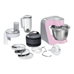 Bosch MUM58K20 Rose Dragée Et Argent - Robot Pâtissier - 7 Vitesses - 1000 W