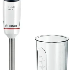 BOSCH Série 4 Mixeur Plongeant ErgoMaster 600 W Blanc, MSM4W210