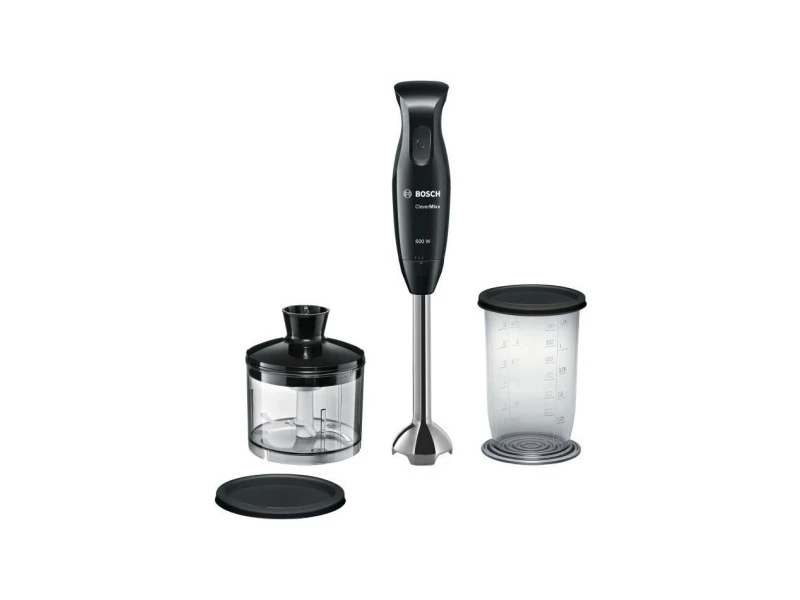 Bosch Mixeur Plongeant CleverMixx - Msm2620B - Noir/Inox 3 Bosch Mixeur Plongeant CleverMixx - Msm2620B - Noir/Inox